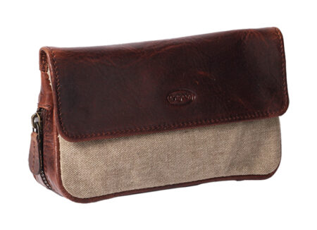 Chacom 2 Pipe and Tobacco Pouch CC017 Beige