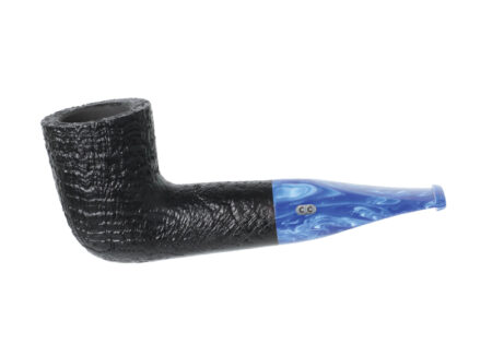 Chacom Reverse Calabash sandblasted black - Smoking Pipe