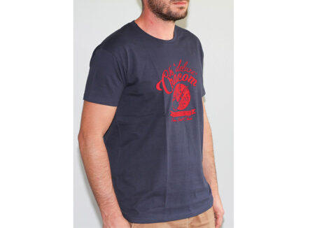 T-shirt Chacom Deluxe Bleu Marine & Rouge