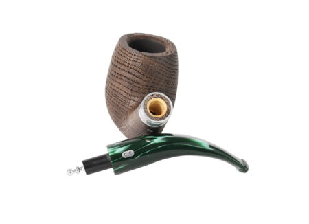 Chacom Morta 43 - Green Stem - Smoking Pipe