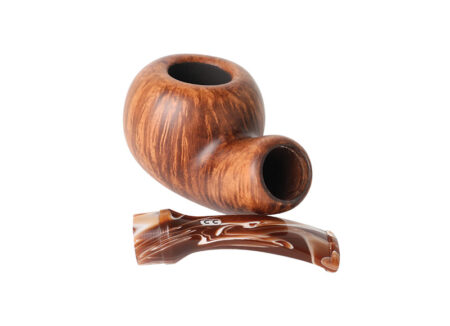 Chacom Reverse Calabash Smooth Brown - Smoking Pipe