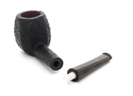 Ropp Vintage Briar 1027 black sandblasted - Smoking Pipe