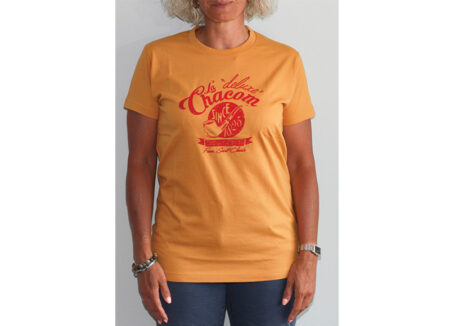 T-shirt Chacom Deluxe Jaune Moutarde et Rouge